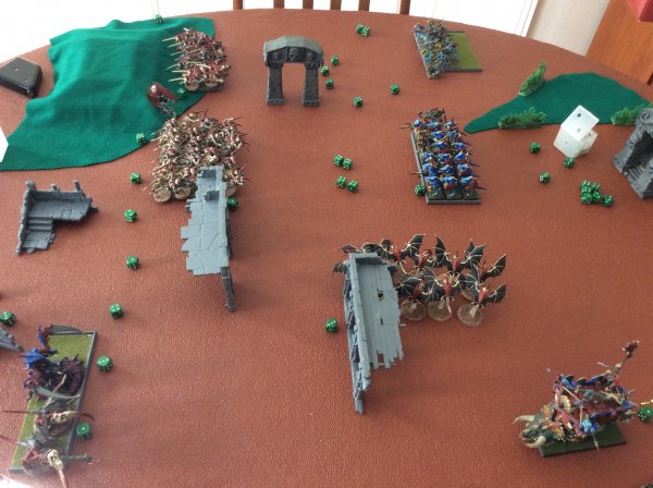 Tyranids vs Lizardmen Turn 1.JPG