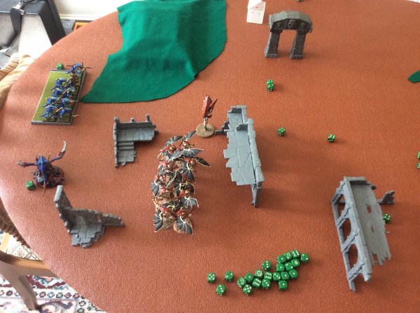 Tyranids vs Lizardmen Turn 4.JPG