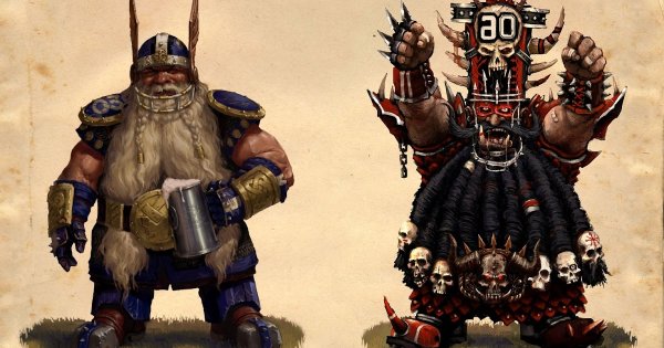 dwarf vs chaos dwarf.jpg dwarf vs chaos dwarf.jpg