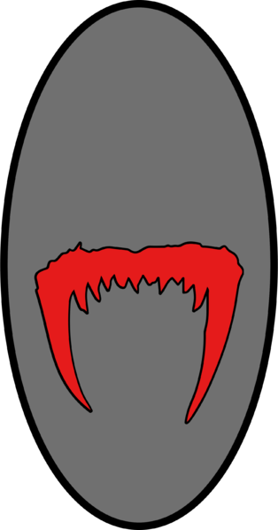 gris a primitive fangs gules.png