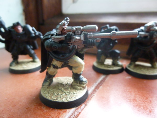 Space Marine Scouts Adeptus Astartes Raven Guard Snipers 2.JPG