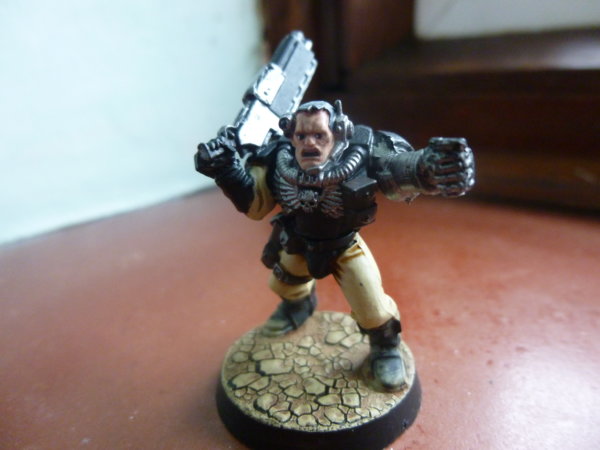 Space Marine Scouts Adeptus Astartes Raven Guard Shotgun 2.JPG