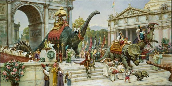 James Gurney_Dinosaur_Parade.JPG