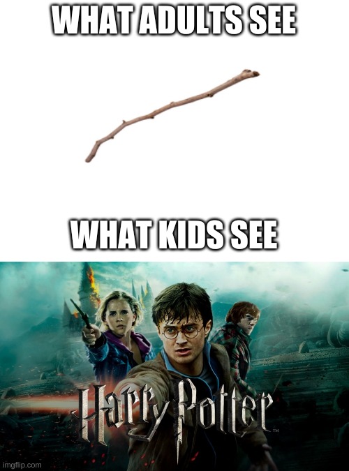Since the text is blurry (I - Clean Harry Potter Memes
