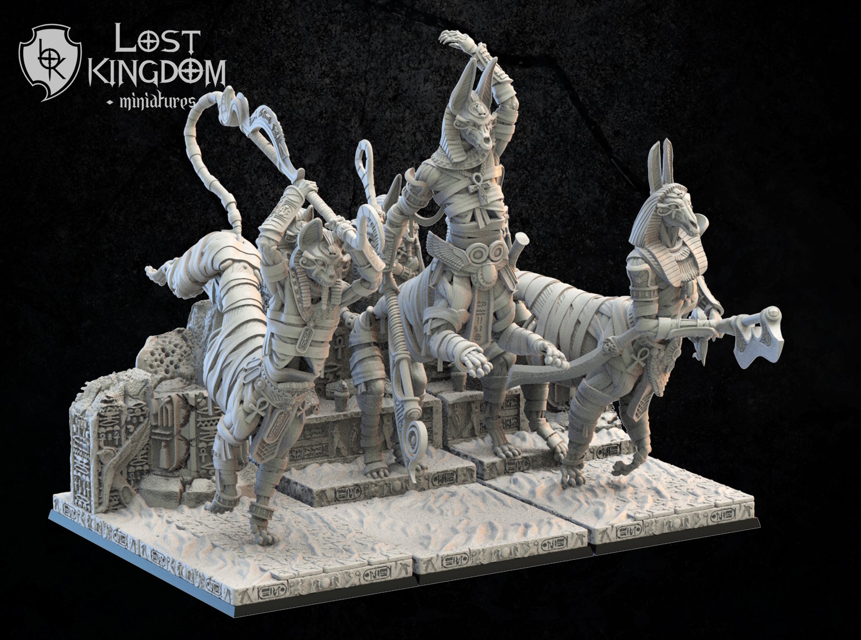 Crypt custodian. Tomb Kings Miniatures. Цари гробниц 3д печать. Tomb Guardian. Crypt Guard STL.